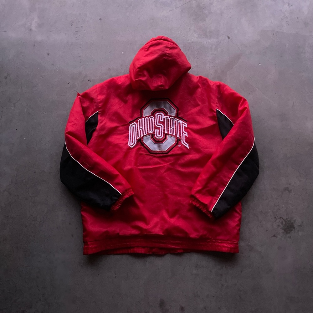 G-III Sports Ohio State Red Nylon Coat Jacket